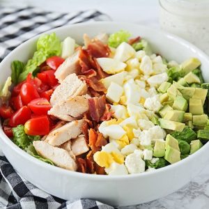 The Best Classic Cobb Salad Recipe - Somewhat Simple