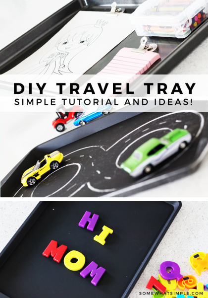 diy road trip travel tray