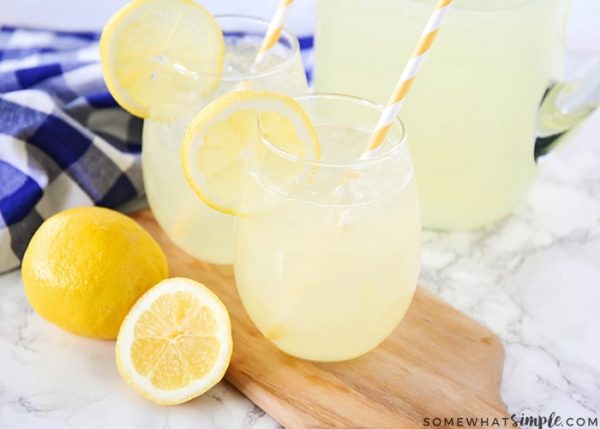 Best Homemade Lemonade (3 Ingredients) - Somewhat Simple