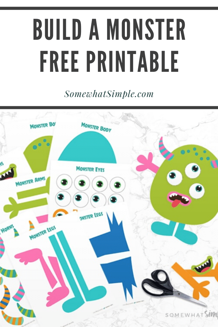 Make Your Own Monster Free Printable
