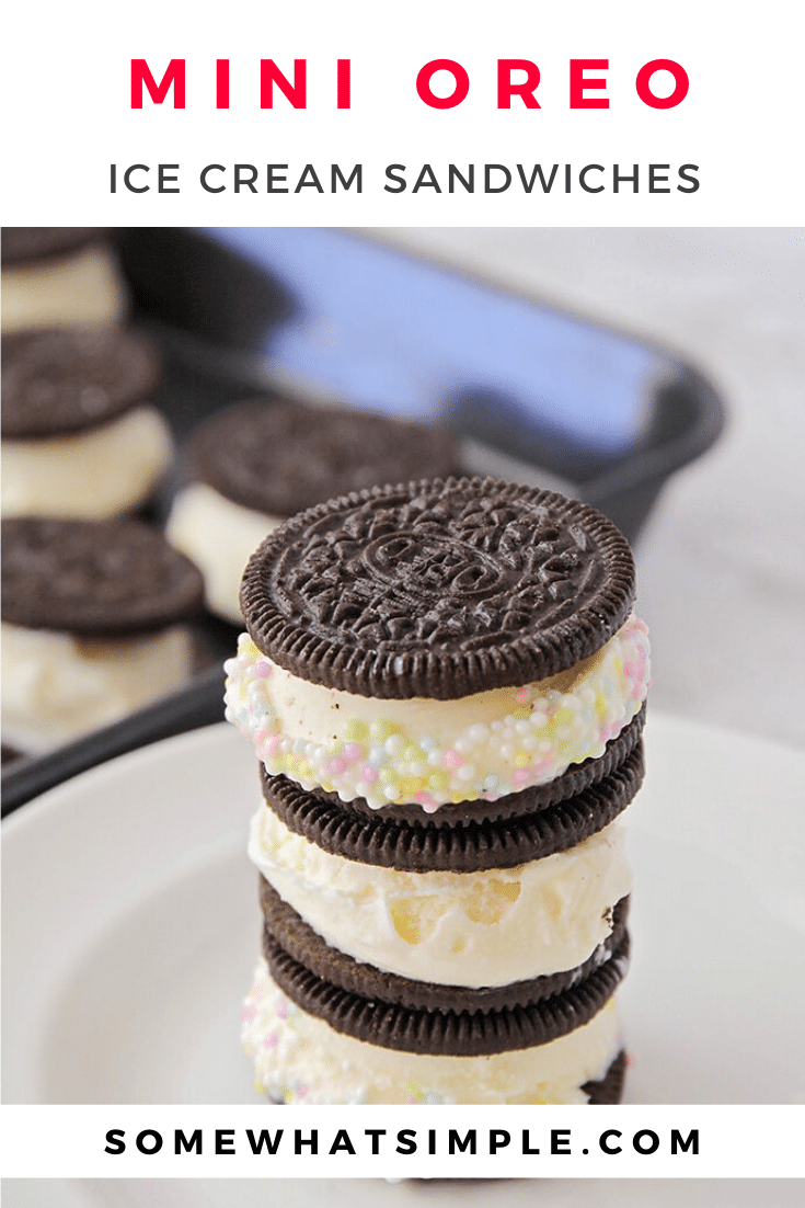 Oreo Ice Cream Cookie Sandwich Somewhat Simple