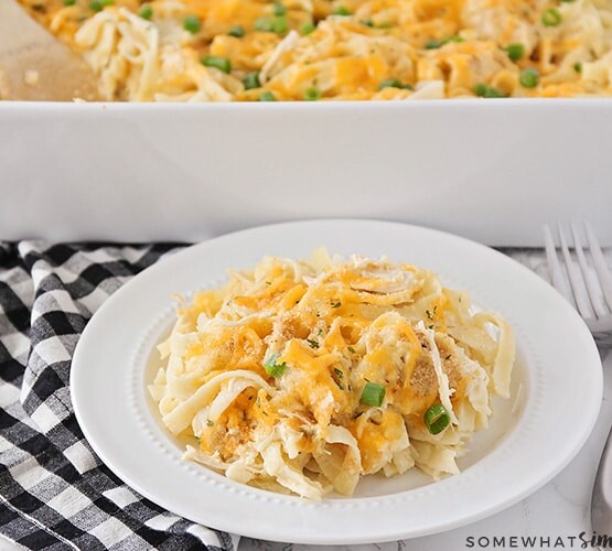 Chicken Fettuccine Casserole