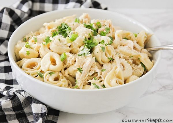 Chicken Tortellini Salad - Somewhat Simple