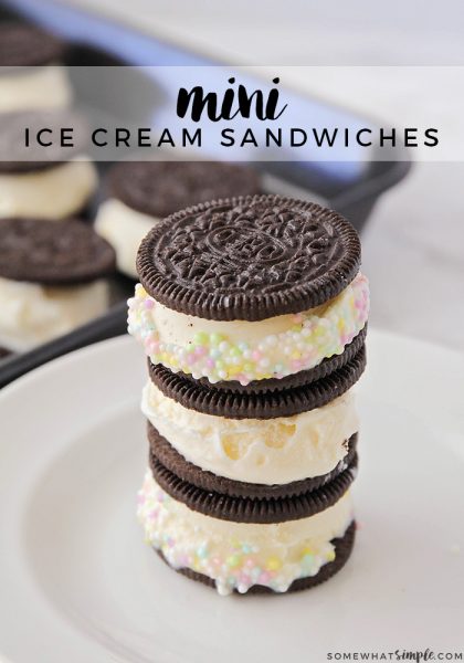 Oreo Ice Cream Sandwich - Somewhat Simple