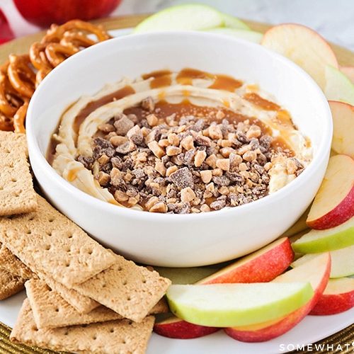 Caramel Apple Dip - Only 4 Ingredients | Somewhat Simple