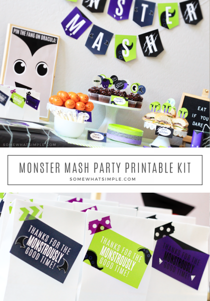 Monster Mash Halloween Party || Printables + Party Ideas