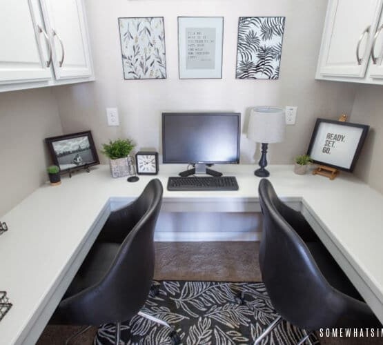 small home office - small office decor ideas