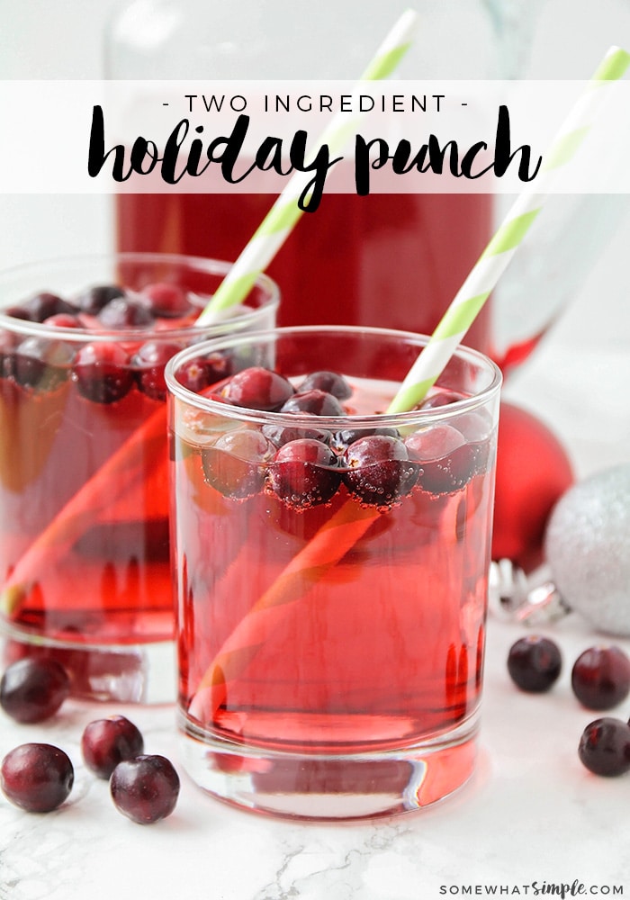 Non Alcoholic Christmas Punch For The Holidays - The Mindful Mocktail