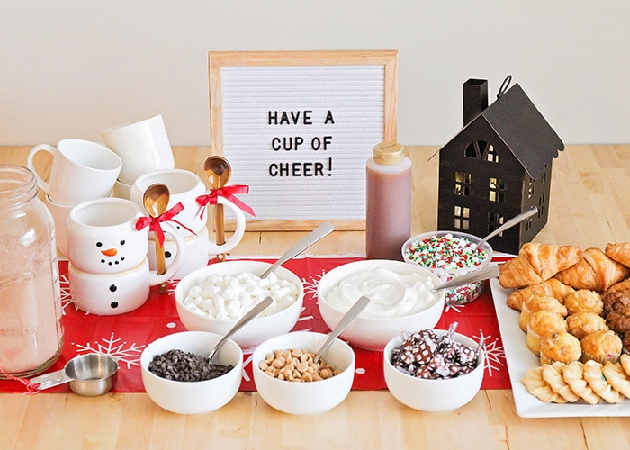 Try This Simple Hot Cocoa Bar Idea! - Design Improvised