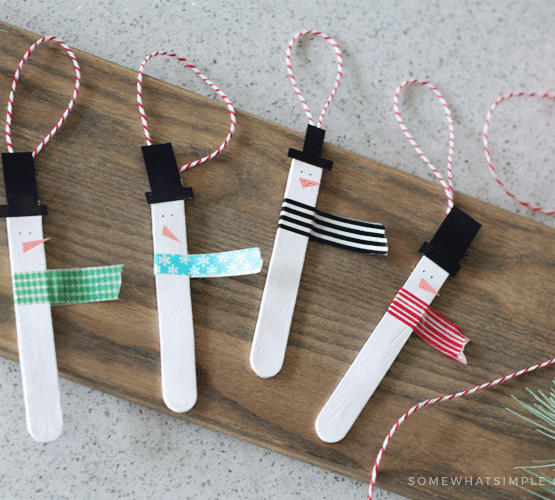 Popsicle Stick Christmas Ornaments