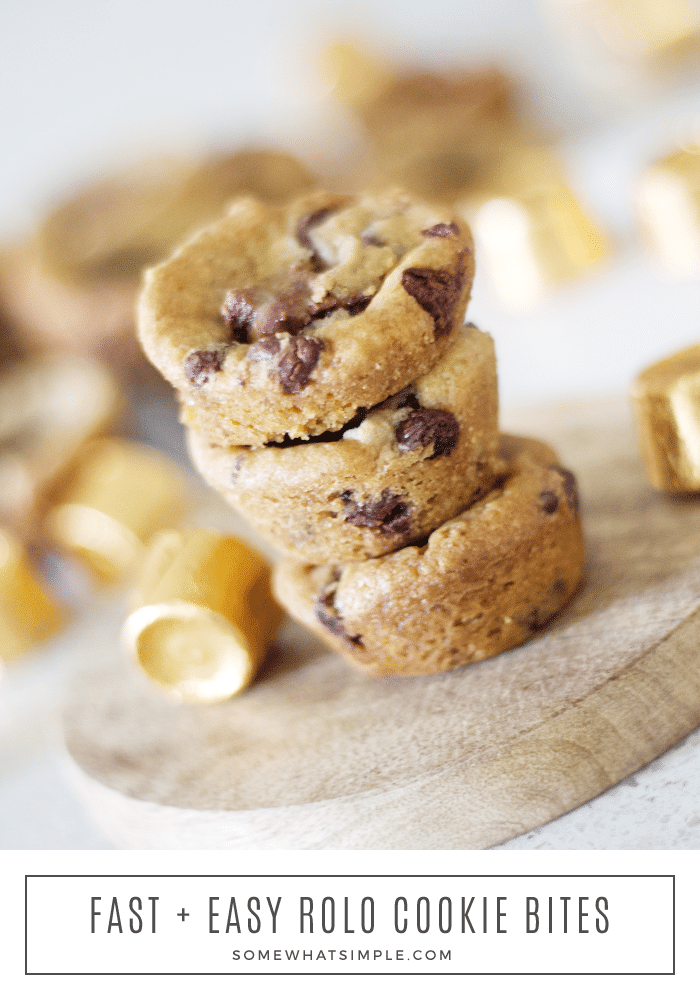 Rolo Chocolate Chip Cookies - Bake Play Smile