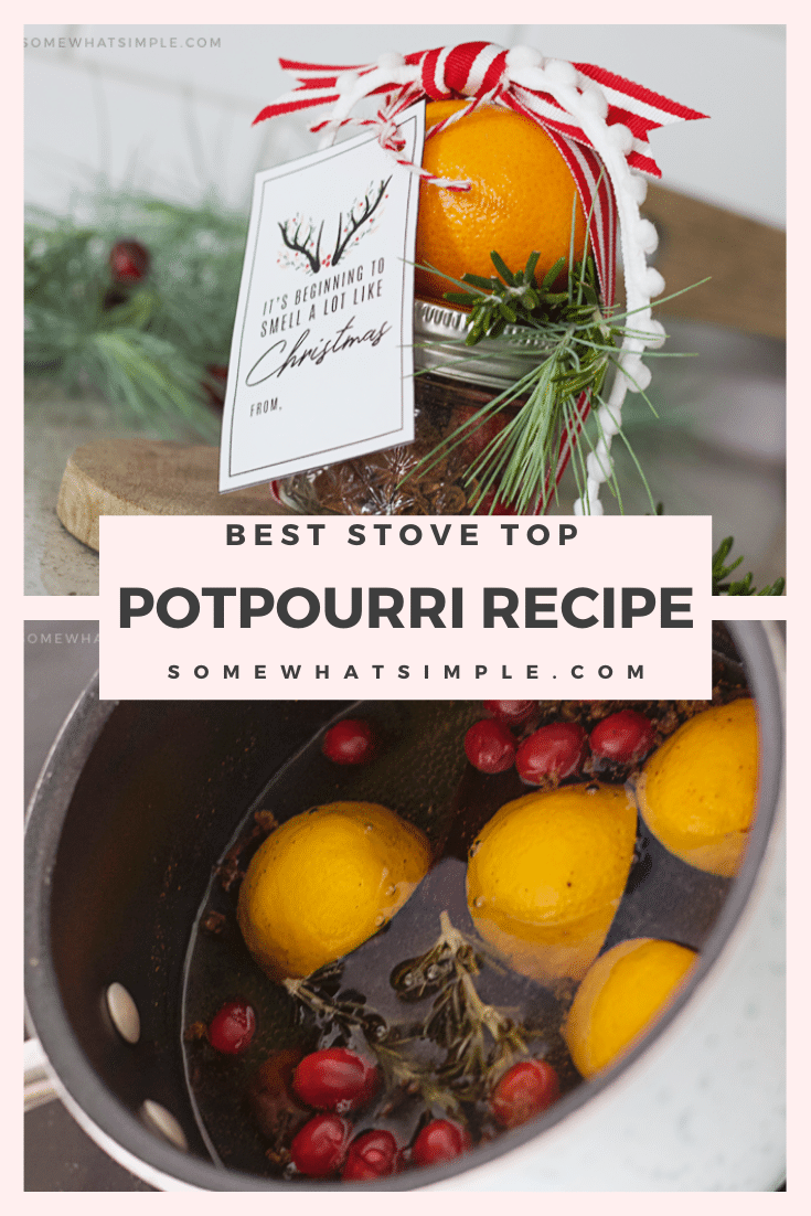 Christmas Stovetop Simmer Mix – A Great Holiday Hostess Gift Idea