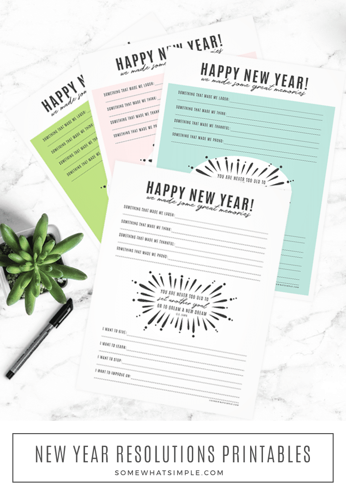 New Year's Resolution Ideas with a Retro Twist