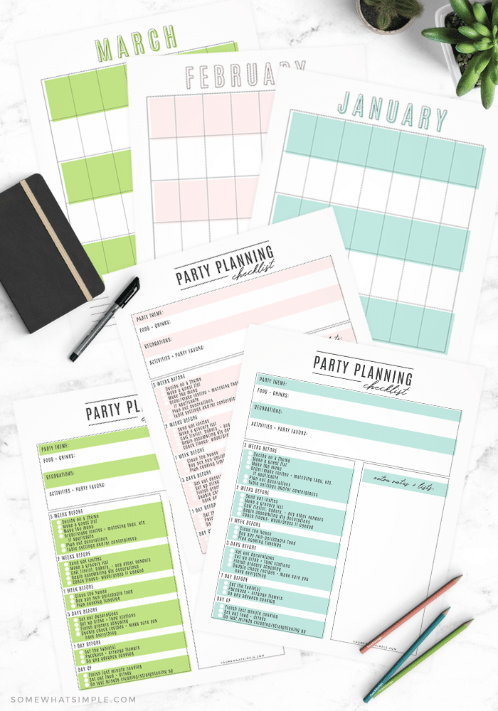 Adult Party Games, Party Planning Checklists & Cheat Sheets, Fun