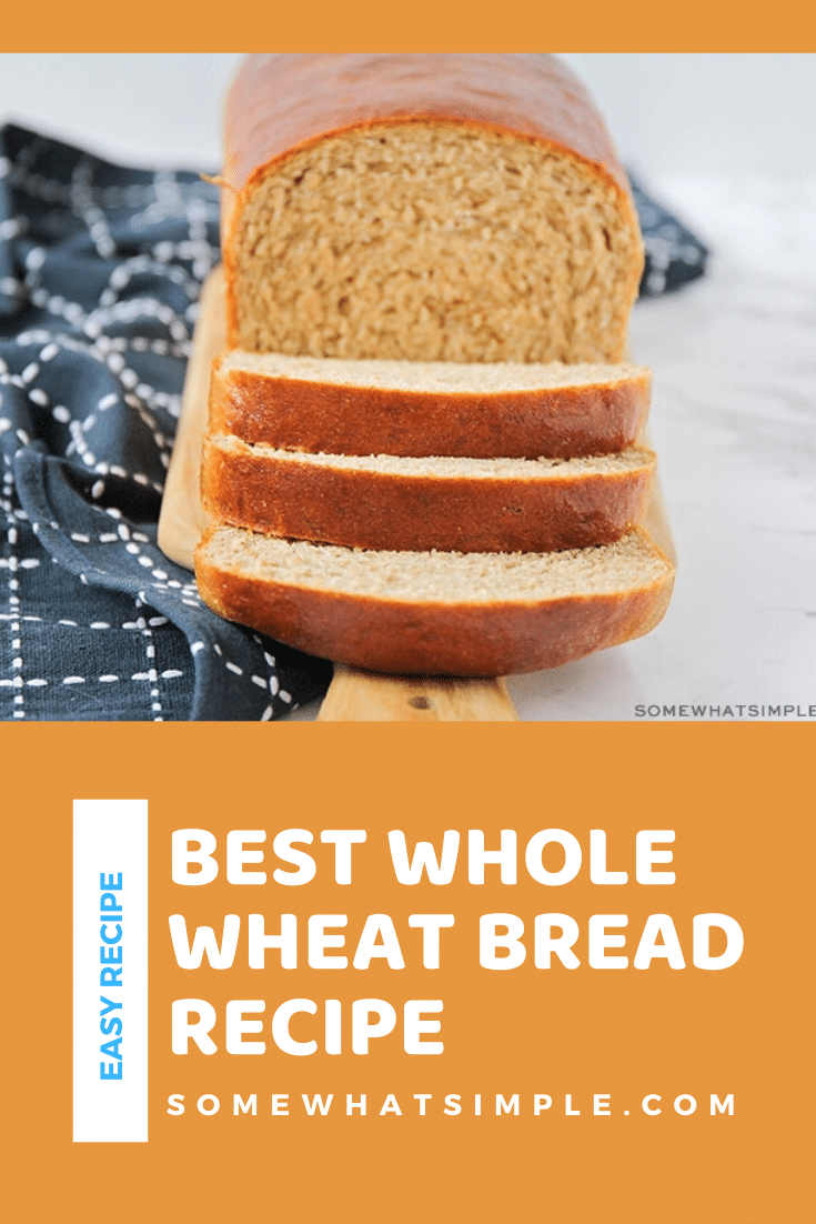 Homemade Whole Wheat Bread (Never Fails) - Somewhat Simple