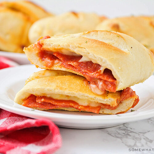 Homemade Pepperoni Pizza Pockets Recipe | Somewhat Simple