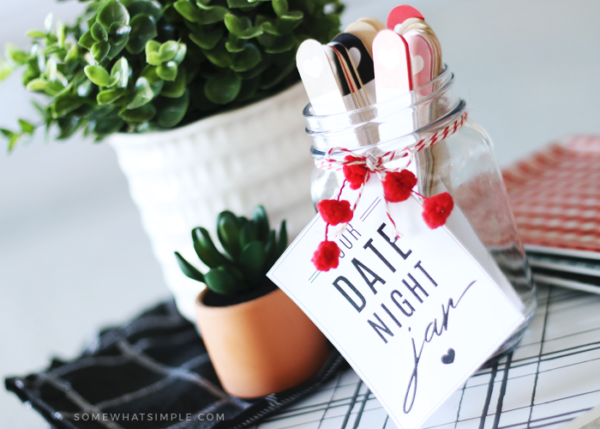 Date Night Ideas Jar Printables From Somewhat Simple 