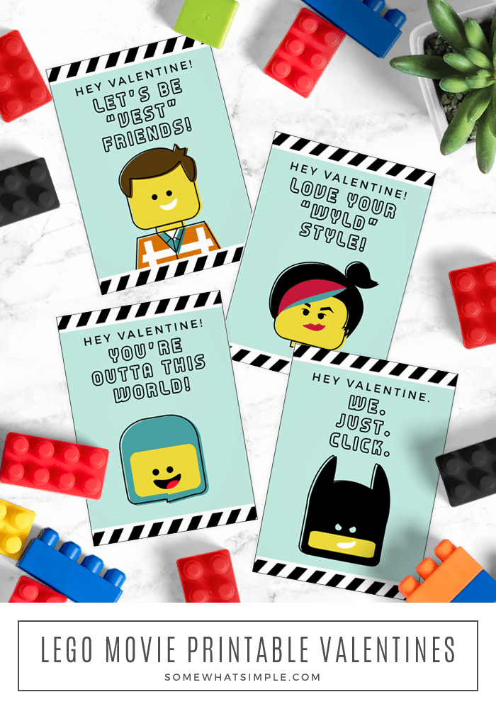 Lego Valentine Printables