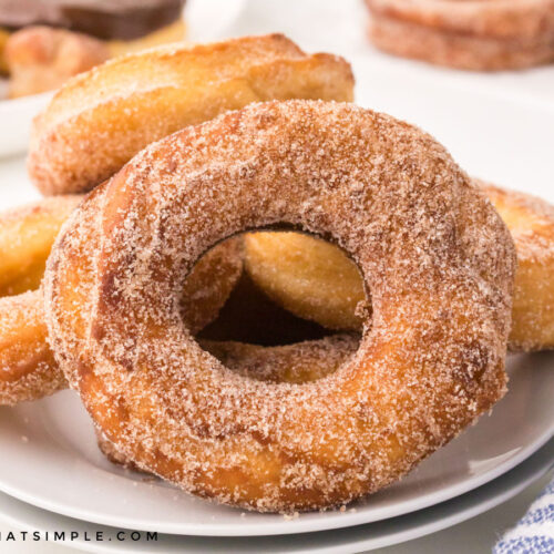 Spudnuts (Potato Doughnuts with Glaze) Recipe (Potato Doughnuts with Glaze)  - Simply So Good