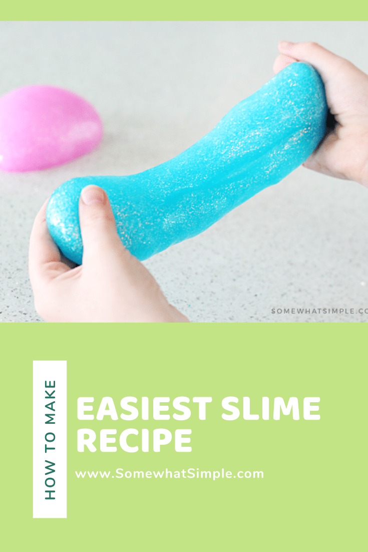 Easiest Slime Recipe (3 Ingredients + Video)