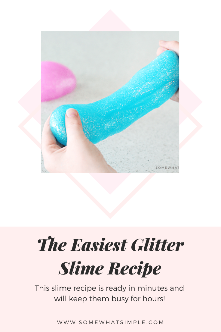 Easiest Slime Recipe (3 Ingredients + Video) | Somewhat Simple