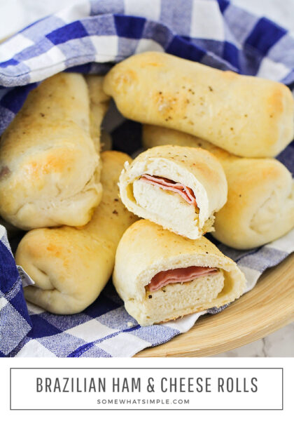 Authentic Brazilian Ham and Cheese Rolls Recipe | Somewhat Simple