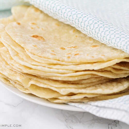 Easy Homemade White Flour Tortillas - Joyous Home