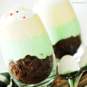 St. Patrick's Vanilla Pistachio Parfait Recipe | Somewhat Simple