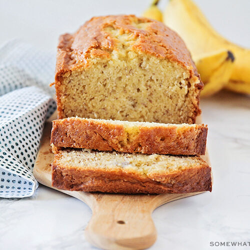 Easy Homemade Banana Bread Recipe | Somewhat Simple