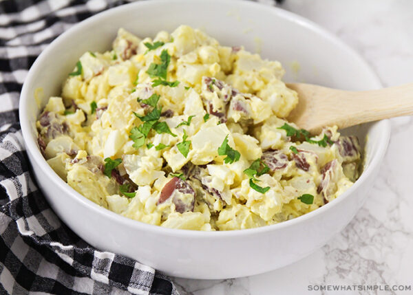 Best Potato Salad Recipe You Will EVER Eat | Somewhat Simple