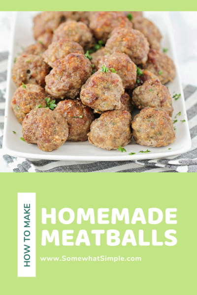 Easy Homemade Meatballs Recipe Somewhat Simple