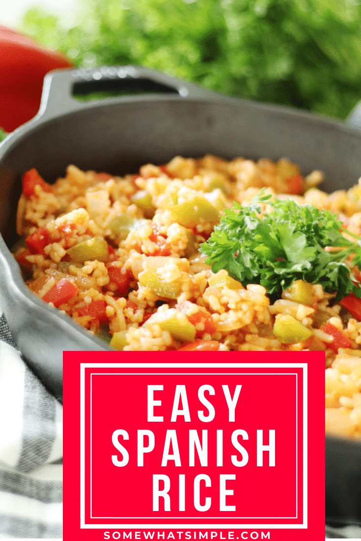 Easiest Homemade Spanish Rice Recipe + Video | Somewhat Simple