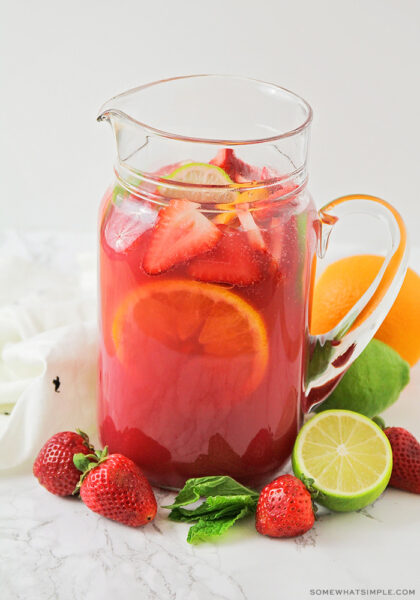 Non-Alcoholic Sangria Punch Recipe | Somewhat Simple