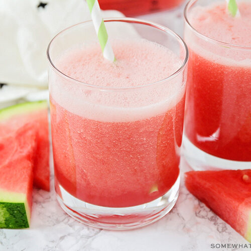 Watermelon Cooler Slushy Recipe | Somewhat Simple