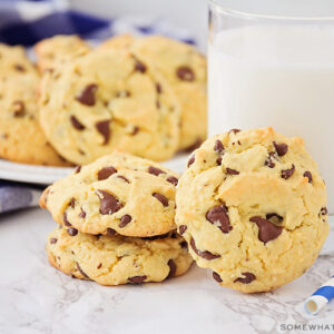 Cake Mix Chocolate Chip Cookies Recipe | Somewhat Simple