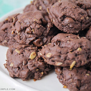 Devil's Food Cake Mix Cookies | Somewhat Simple