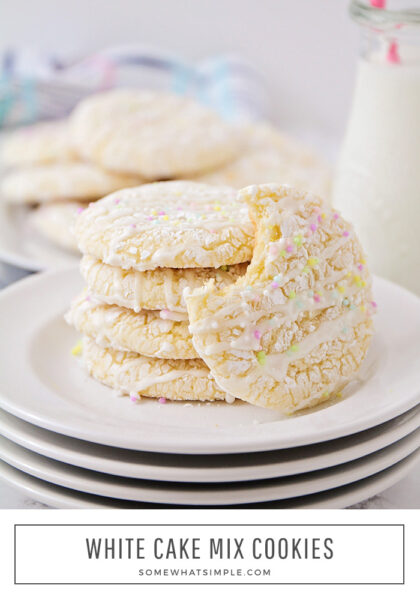 White Cake Mix Cookies Recipe From Somewhat Simple