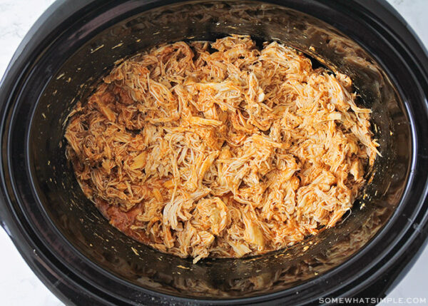 Buffalo Chicken Sliders (Easy Crock Pot Recipe) - Somewhat Simple