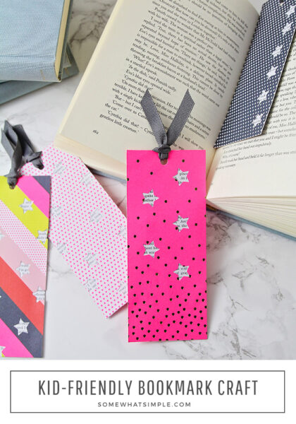 Easy DIY Bookmarks - Crafts for Kids from Somewhat Simple