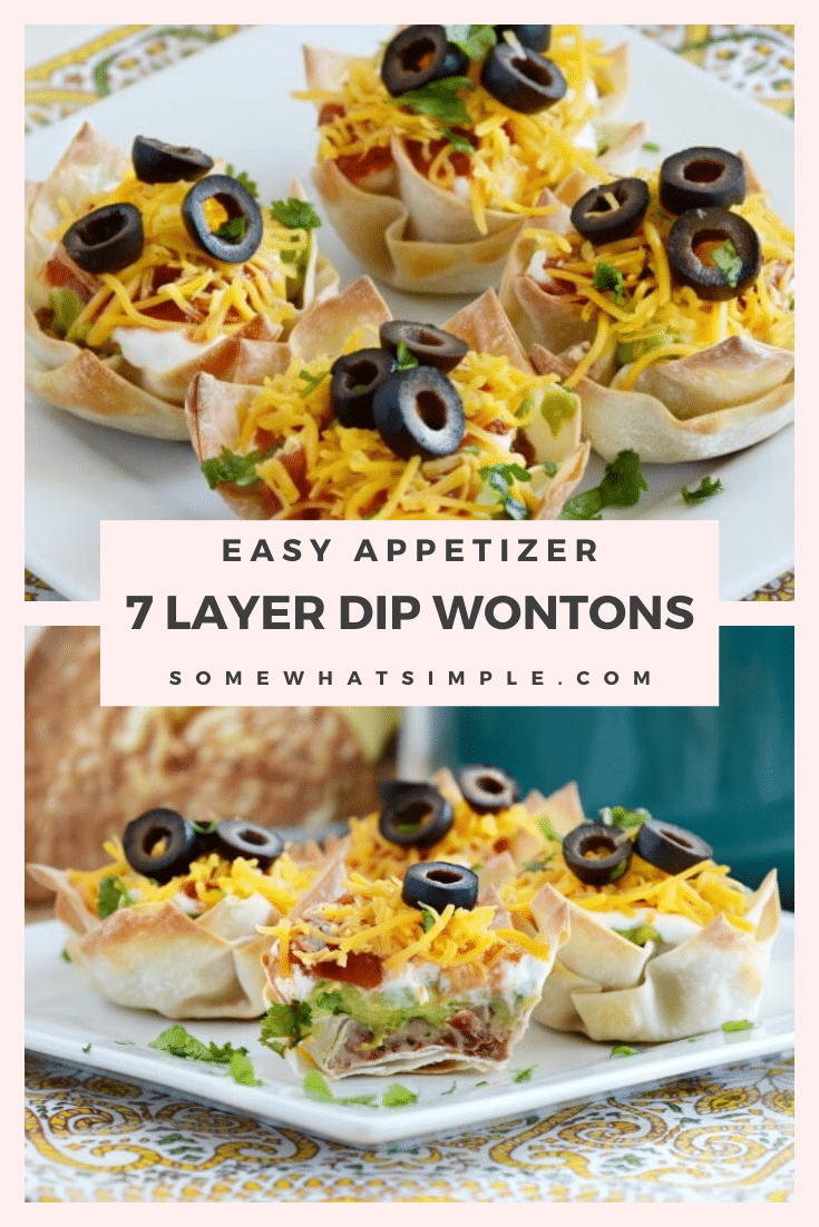 Seven Layer Dip Cups (Easy Appetizer Idea) - Somewhat Simple
