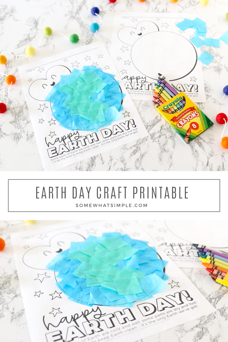 Earth Day Craft For Kids From Somewhat Simple