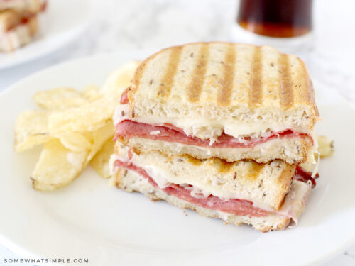 Reuben Sandwich Recipe - from Somewhat Simple .com