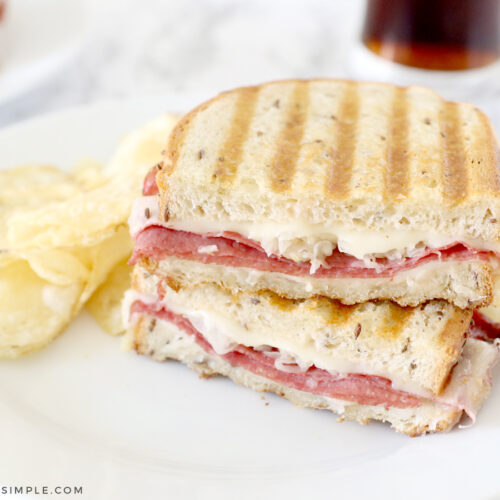 Reuben Sandwich Recipe - from Somewhat Simple .com