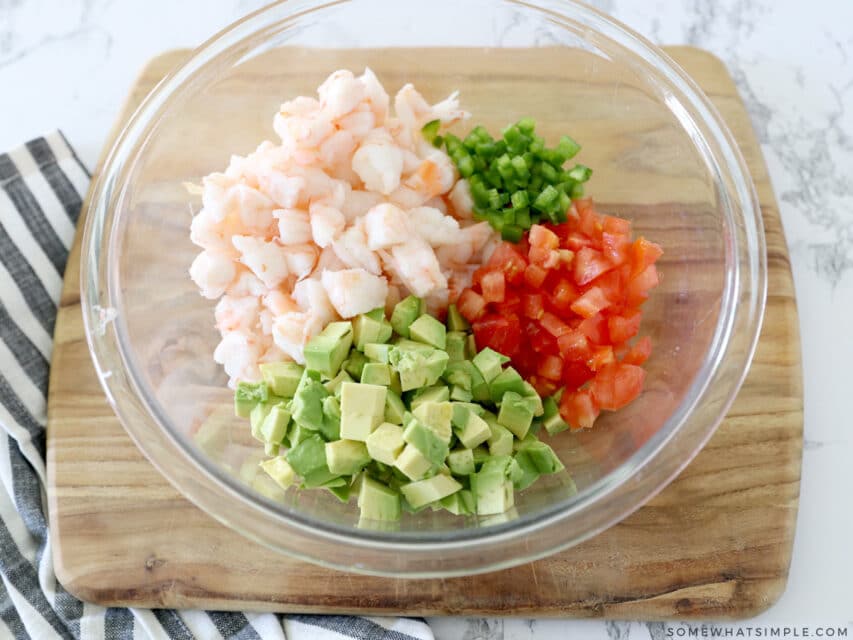 Shrimp Avocado Salad - from Somewhat Simple .com