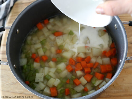 Potato Cheddar Soup - Somewhat Simple