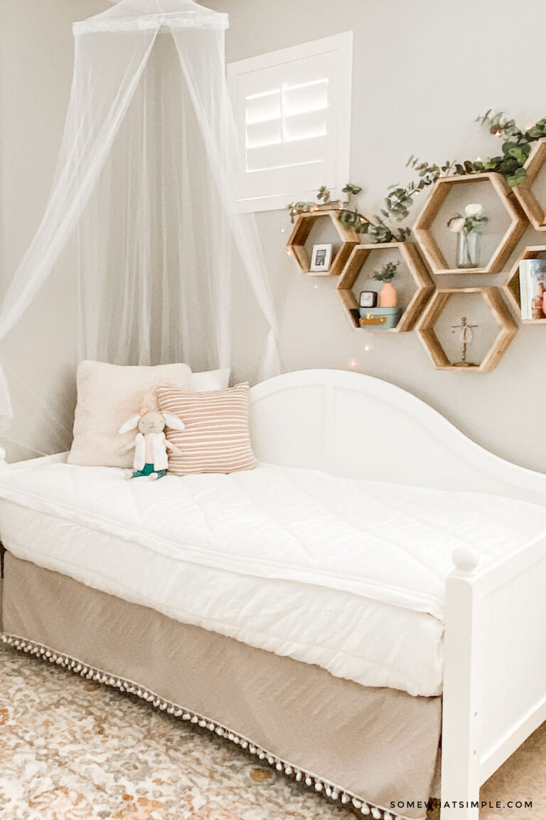 Easy Girls Bedroom Decor on a Budget - Somewhat Simple