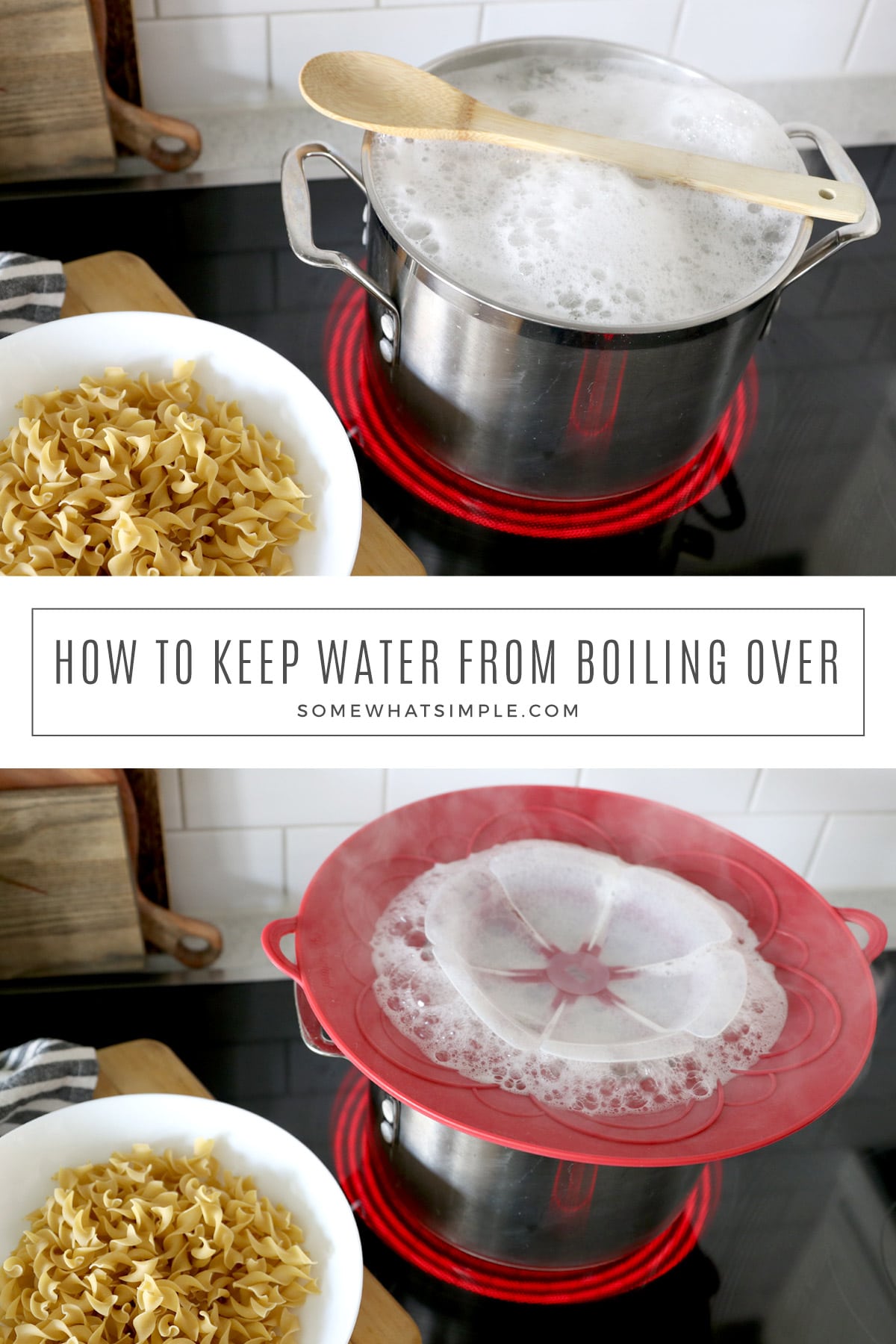 boiling - What's the best way to keep cover of a pan slightly