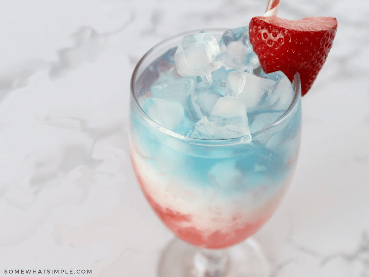 Red, White, and Blue Flavored Water • Beautiful Ingredient