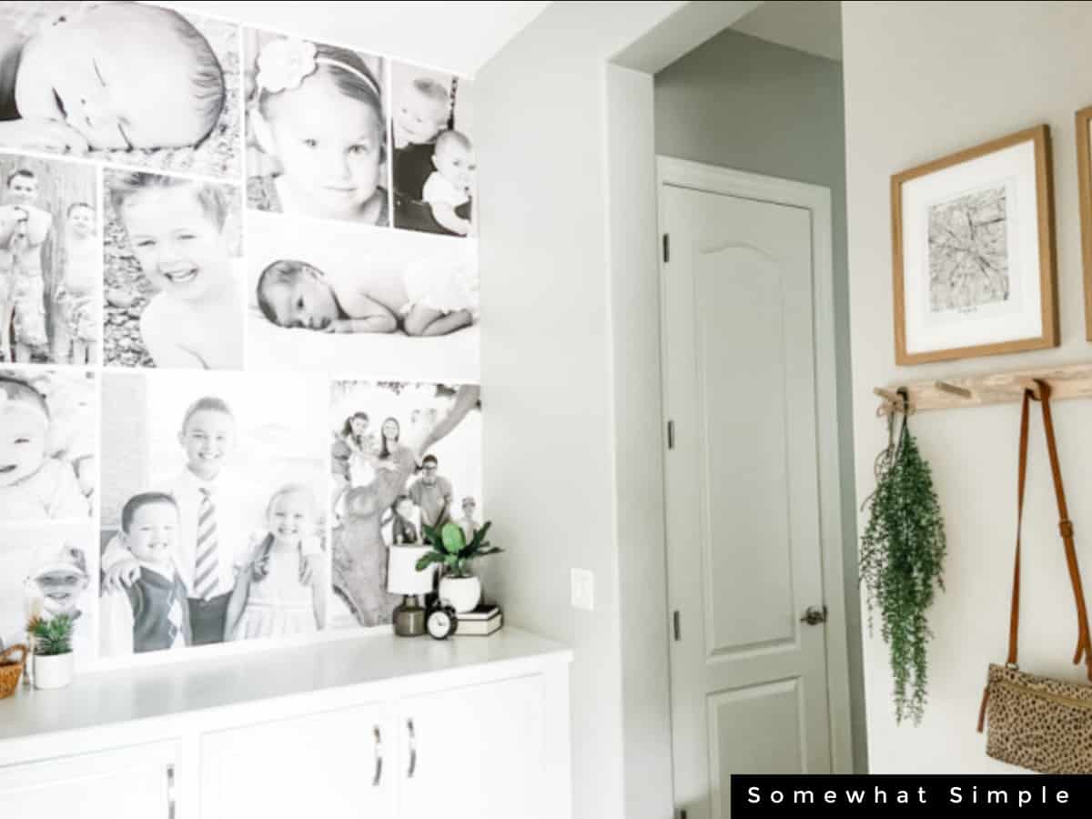 wall photo collage layout ideas
