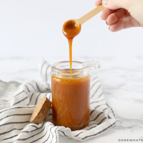 EASY Salted Caramel Recipe - from Somewhat Simple